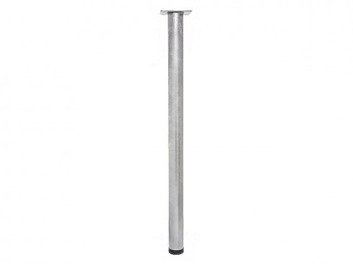 Опора для барной столешницы регулируемая 805*51 (с фланцем), цвет: Aluminum Gloss Опора для барной столешницы регулируемая 805*51 (с фланцем), цвет: Aluminum Gloss