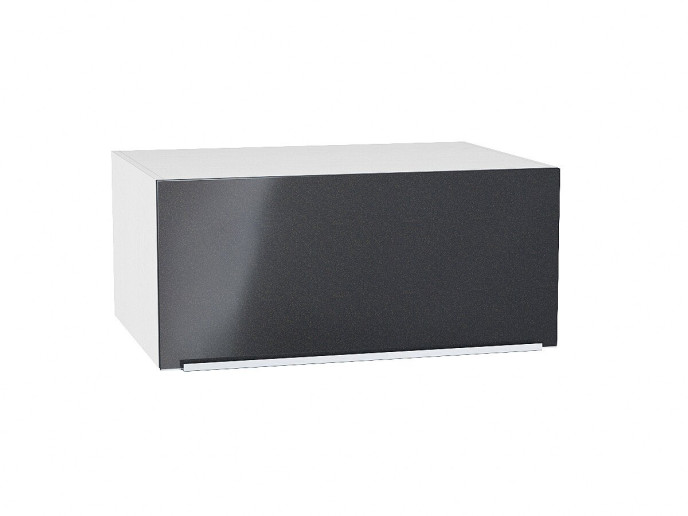Шкаф верхний горизонтальный глубокий Фьюжн, цвет: Anthracite