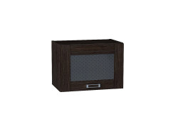 Шкаф верхний горизонтальный остекленный Лофт, цвет: Wenge Veralinga