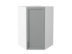Шкаф верхний угловой Сканди, цвет: Grey Softwood