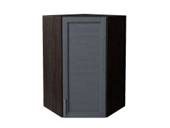 Шкаф верхний угловой Сканди, цвет: Graphite Softwood