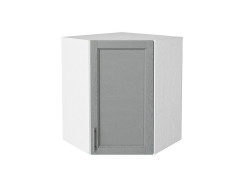 Шкаф верхний угловой Сканди, цвет: Grey Softwood