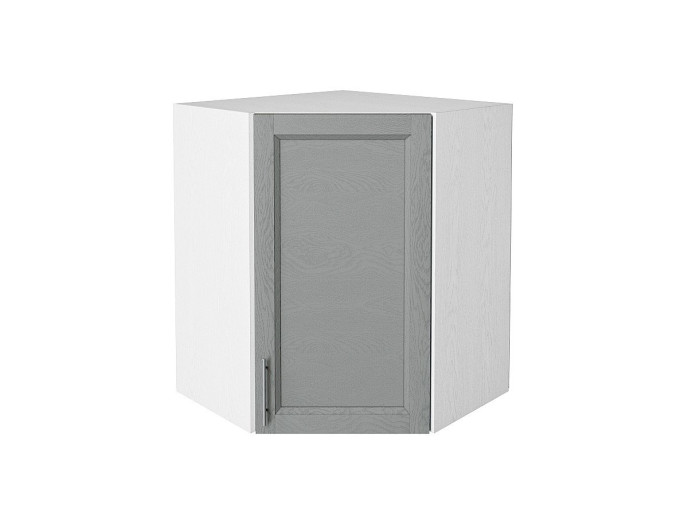 Шкаф верхний угловой Сканди, цвет: Grey Softwood