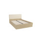 Кровать с подъемным механизмом Сопрано 1,6м, цвет: Beige