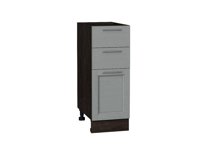 Шкаф нижний с 3-мя ящиками Сканди, цвет: Grey Softwood