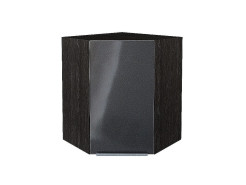 Шкаф верхний угловой Фьюжн, цвет: Anthracite