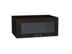 Шкаф верхний горизонтальный остекленный глубокий Лофт, цвет: Wenge Veralinga