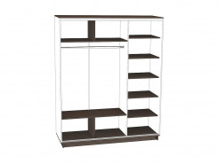 Комплект внутренних элементов шкафа-купе D3 1800*600, цвет: Черное дерево