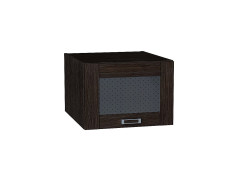 Шкаф верхний горизонтальный остекленный глубокий Лофт, цвет: Wenge Veralinga