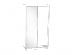 Дверь-купе DC Reflex/Мат 2200*600, цвет: Reflex/МатХром