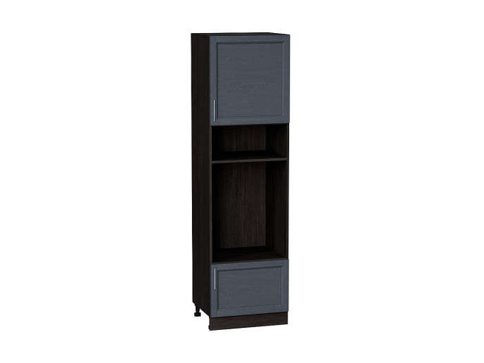 Шкаф пенал с 1-ой дверцей и ящиком под технику Сканди, цвет: Graphite Softwood Шкаф пенал с 1-ой дверцей и ящиком под технику Сканди, цвет: Graphite Softwood