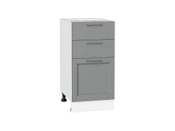 Шкаф нижний с 3-мя ящиками Сканди, цвет: Grey Softwood