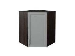 Шкаф верхний угловой Сканди, цвет: Grey Softwood