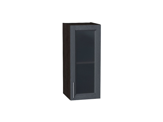 Шкаф верхний с 1-ой остекленной дверцей Сканди, цвет: Graphite Softwood Шкаф верхний с 1-ой остекленной дверцей Сканди, цвет: Graphite Softwood
