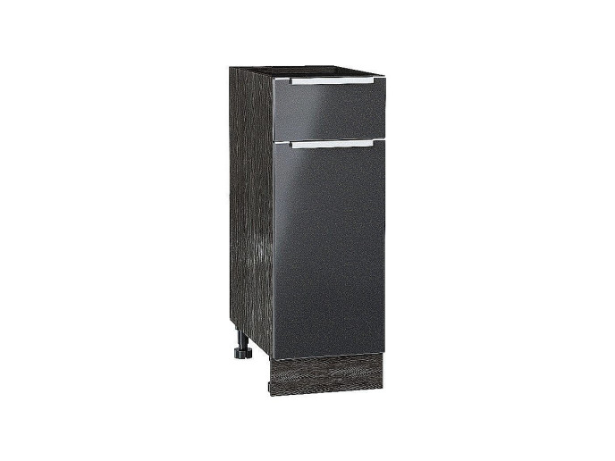 Шкаф нижний с 1-ой дверцей и ящиком Фьюжн, цвет: Anthracite Шкаф нижний с 1-ой дверцей и ящиком Фьюжн, цвет: Anthracite
