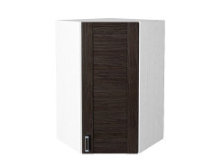Шкаф верхний угловой Лофт, цвет: Wenge Veralinga