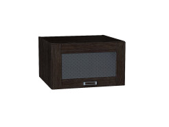 Шкаф верхний горизонтальный остекленный глубокий Лофт, цвет: Wenge Veralinga