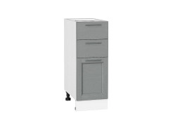 Шкаф нижний с 3-мя ящиками Сканди, цвет: Grey Softwood